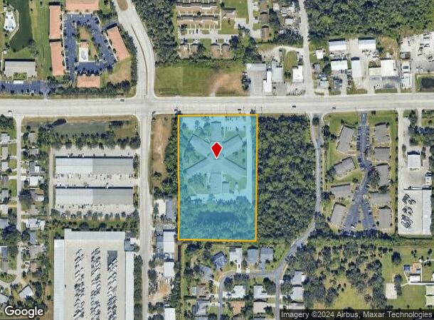  991 Pondella Rd, North Fort Myers, FL Parcel Map