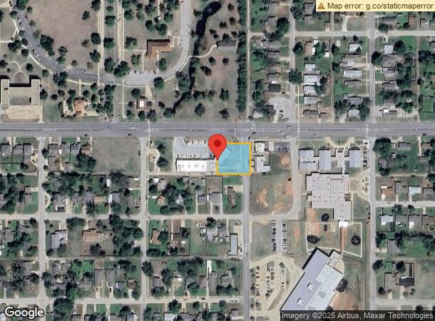  1601 W Grand Ave, Chickasha, OK Parcel Map