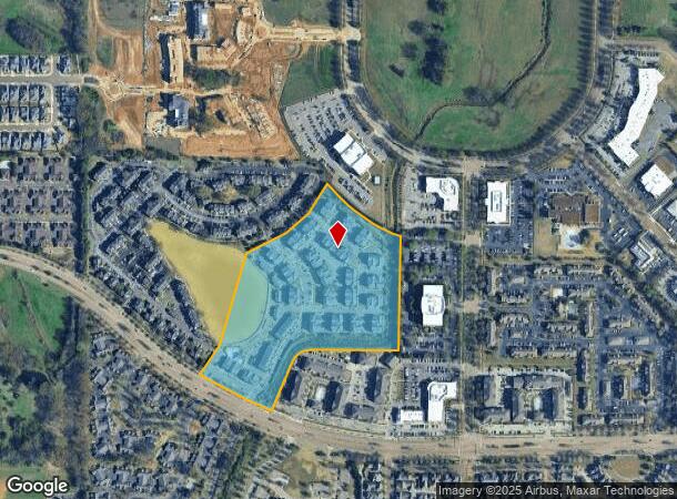 1074 Winchester Blvd, Collierville, TN Parcel Map