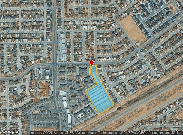 5200 Marcus Uribe Dr, El Paso, TX Parcel Map