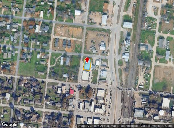  121 W 6Th St, Justin, TX Parcel Map