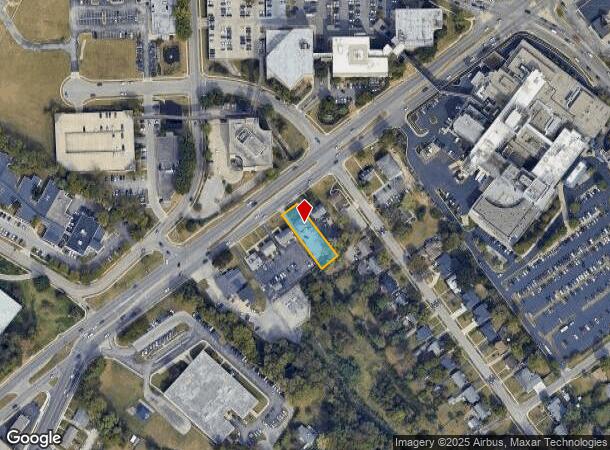  1608 Harrodsburg Rd, Lexington, KY Parcel Map