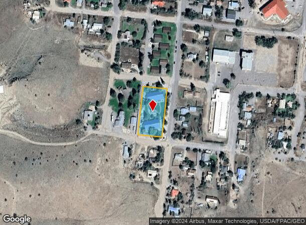  1025 Spruce St, Del Norte, CO Parcel Map