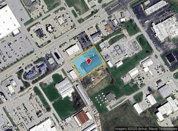 2805 Fulton Glass Rd, Vincennes, IN Parcel Map