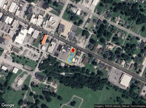  210 E Main St, Springfield, KY Parcel Map