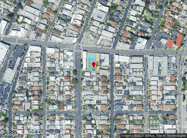  3614 W Pico Blvd, Los Angeles, CA Parcel Map