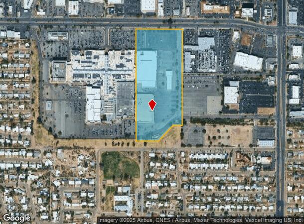 5890 E Broadway Blvd, Tucson, AZ Parcel Map