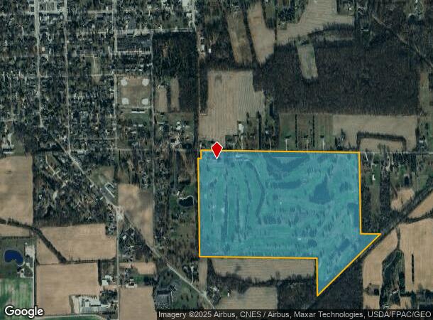  17707 W Albain Rd, Petersburg, MI Parcel Map