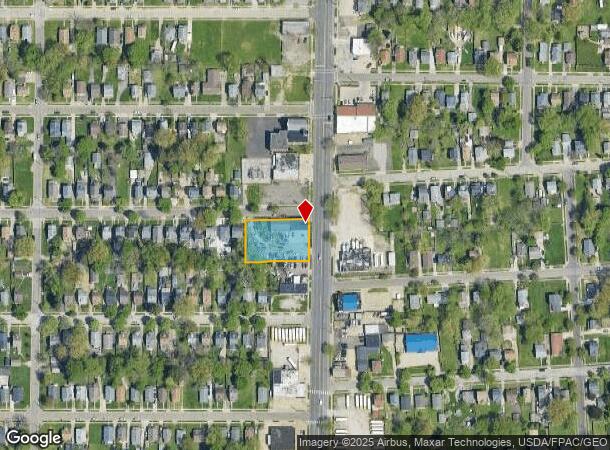  818 S Arlington St, Akron, OH Parcel Map