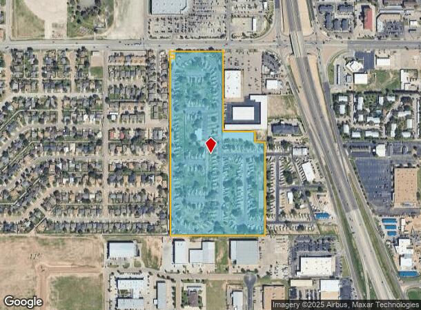  6001 34Th St, Lubbock, TX Parcel Map