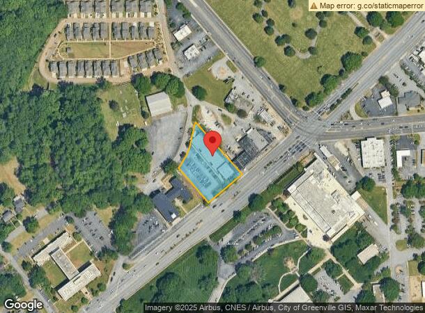  1809 Wade Hampton Blvd, Greenville, SC Parcel Map