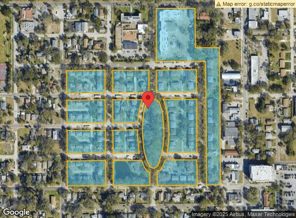  1245 Jordan Park St S, Saint Petersburg, FL Parcel Map