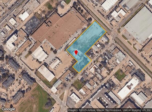  2607 Manor Way, Dallas, TX Parcel Map