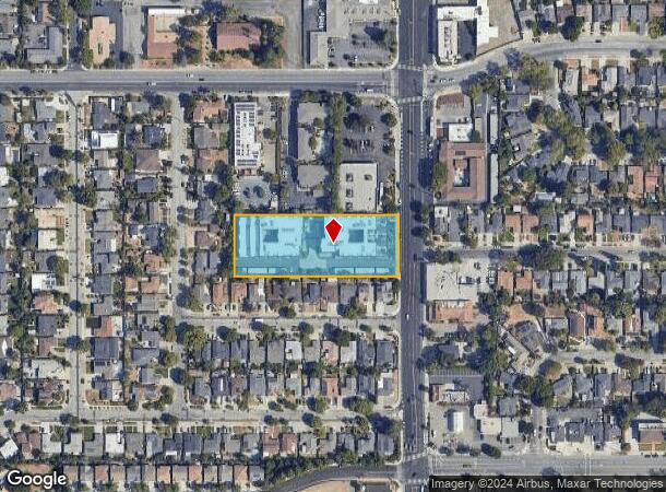  190 N Winchester Blvd, Santa Clara, CA Parcel Map