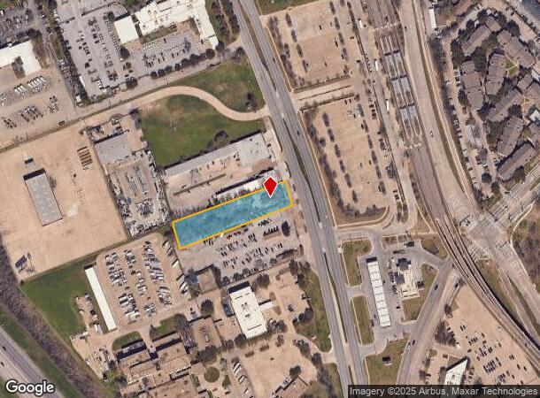  9743 Harry Hines Blvd, Dallas, TX Parcel Map