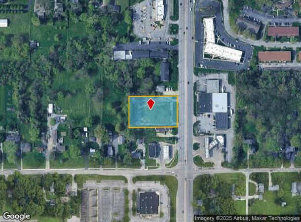  5454 S East St, Indianapolis, IN Parcel Map