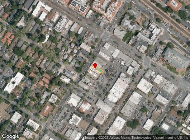 657 Oak Grove Ave, Menlo Park, CA Parcel Map