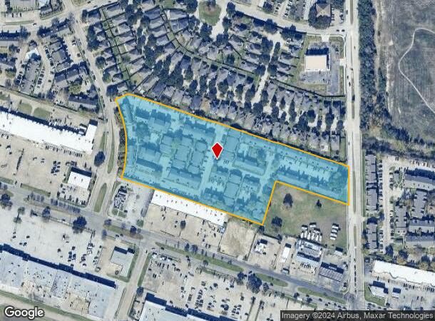  9301 Dairy View Ln, Houston, TX Parcel Map