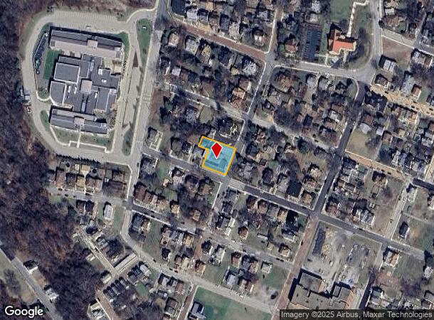  1614 Coursin St, Mckeesport, PA Parcel Map
