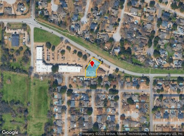  1105 Cheek Sparger Rd, Colleyville, TX Parcel Map