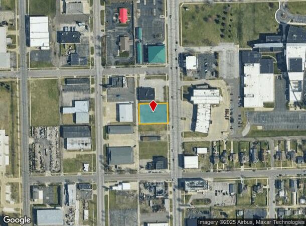  1215 S Michigan St, South Bend, IN Parcel Map