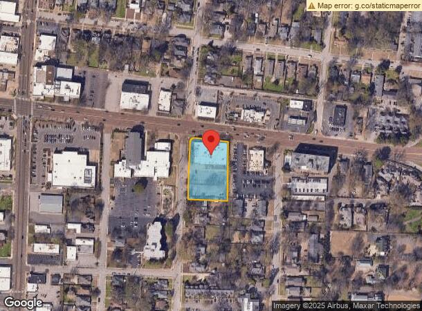  2225 Union Ave, Memphis, TN Parcel Map