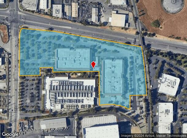  2845 Lafayette St, Santa Clara, CA Parcel Map