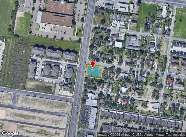  4202 N Jackson Rd, Pharr, TX Parcel Map