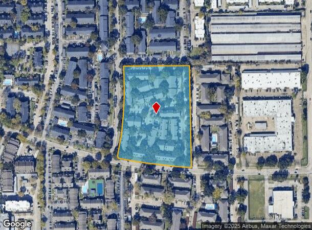  2851 Wallingford Dr, Houston, TX Parcel Map