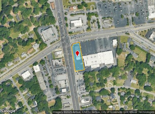  1036 N Pleasantburg Dr, Greenville, SC Parcel Map