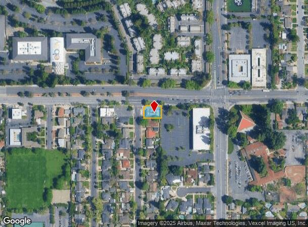 1426 E Hamilton Ave, Campbell, CA Parcel Map