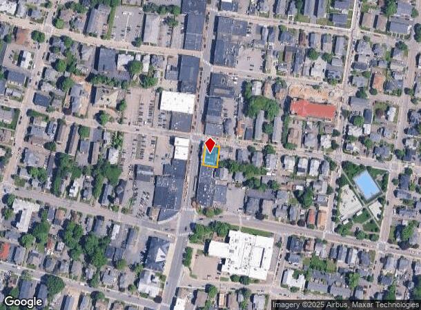  442 Moody St, Waltham, MA Parcel Map