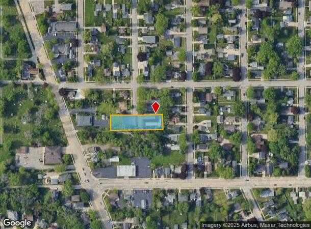  1832 Minerva St, Oshkosh, WI Parcel Map