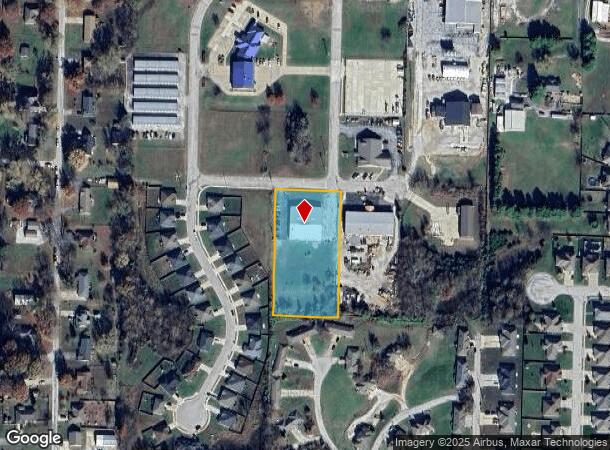  1586 E Bain St, Ozark, MO Parcel Map