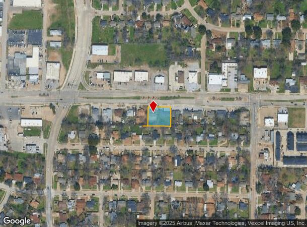 1816 E Abram St, Arlington, TX Parcel Map