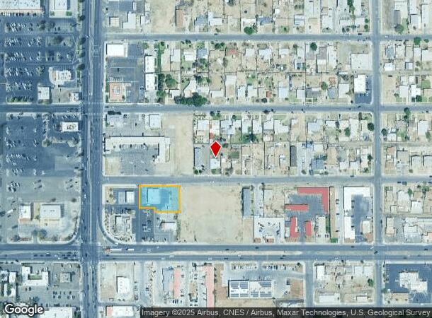  1498 El Centro Ave, El Centro, CA Parcel Map