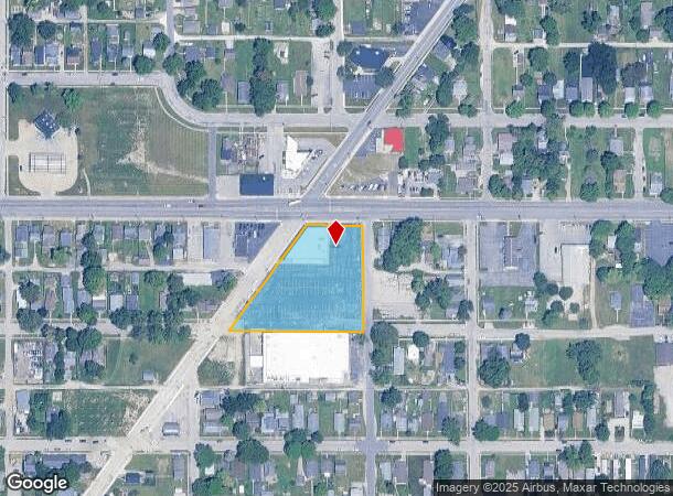 1900 S Hoyt Ave, Muncie, IN Parcel Map