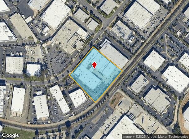  17522 Armstrong Ave, Irvine, CA Parcel Map