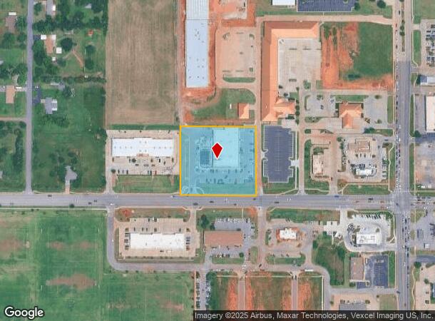 1101 W Danforth Rd, Edmond, OK Parcel Map