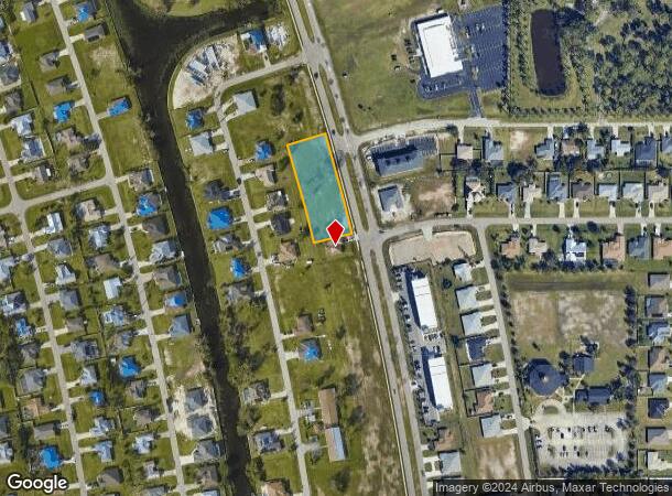  816 Skyline Blvd, Cape Coral, FL Parcel Map