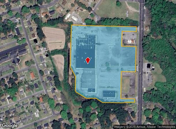  1620 N Queen St, Kinston, NC Parcel Map