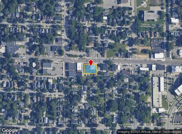  734 Fulton St W, Grand Rapids, MI Parcel Map
