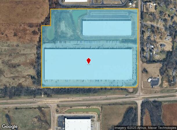  7159 Polk Ln, Olive Branch, MS Parcel Map