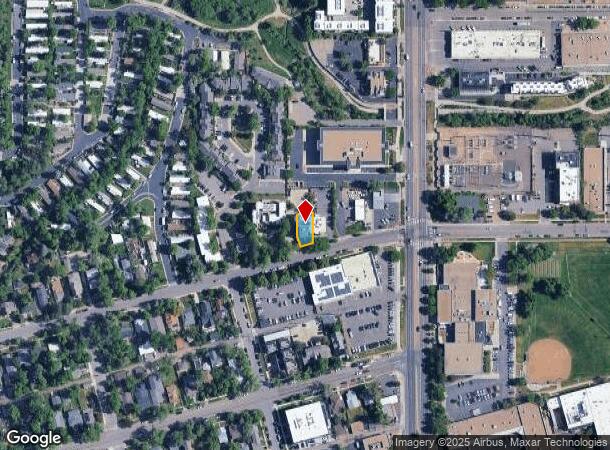 2737 Mapleton Ave, Boulder, CO Parcel Map