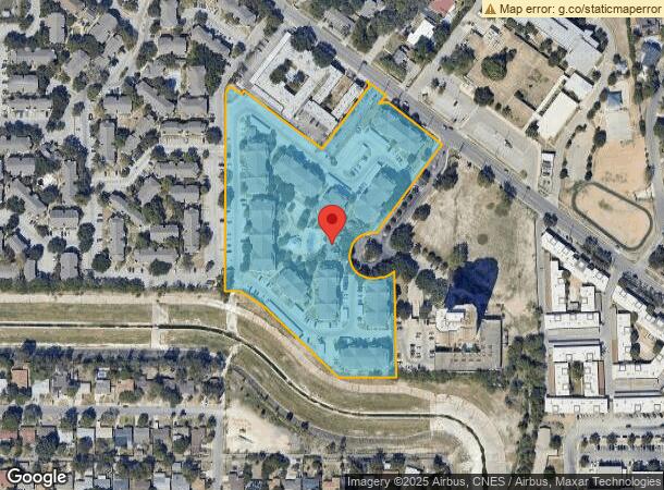 1602 Jackson Keller Rd, San Antonio, TX Parcel Map