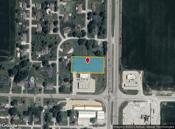  806 E Park St, Fort Branch, IN Parcel Map