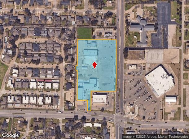 10051 Marsh Ln, Dallas, TX Parcel Map