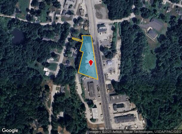  1150 Center St, Auburn, ME Parcel Map