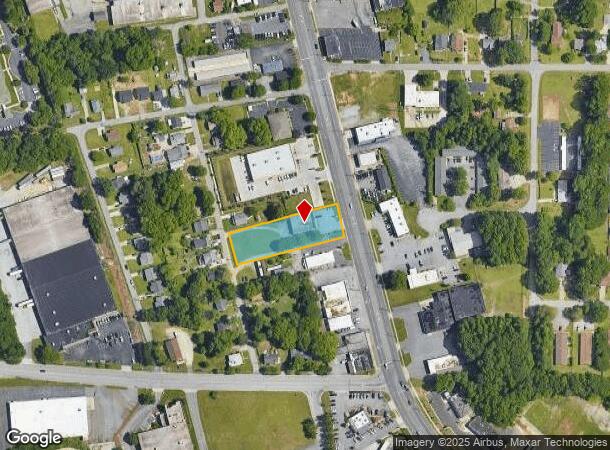  2418 S Main St, High Point, NC Parcel Map