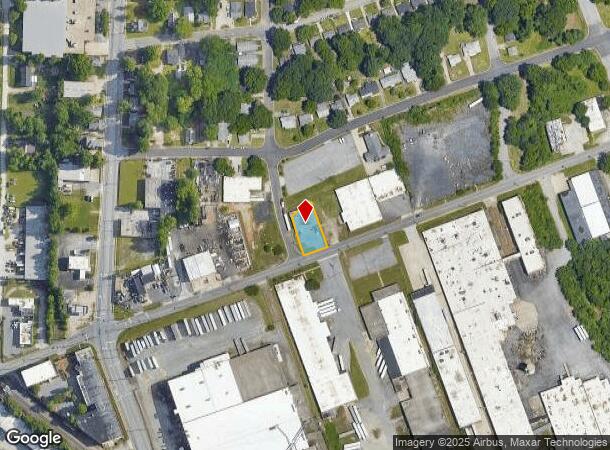  620 W Ward Ave, High Point, NC Parcel Map